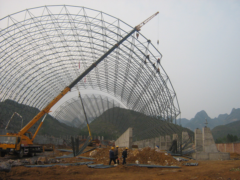 商洛电厂网架煤棚